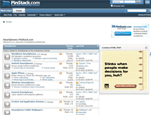 Tablet Screenshot of blackberryforum.pinstack.com